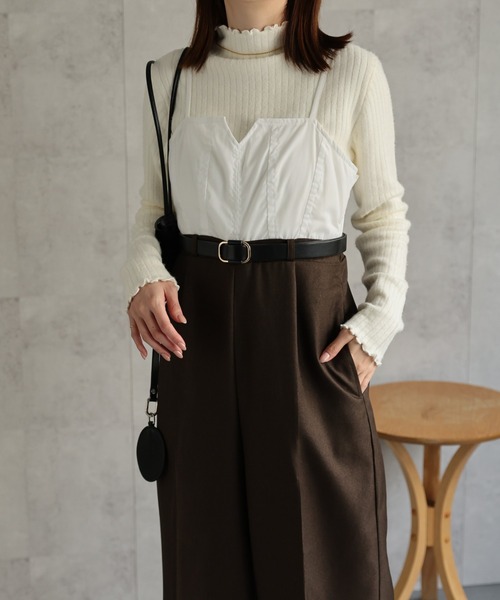 model：162㎝. 着用サイズ：F