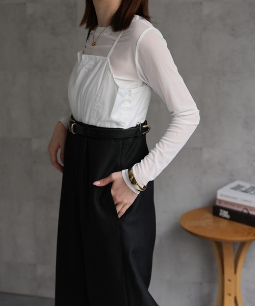 model：162㎝. 着用サイズ：F