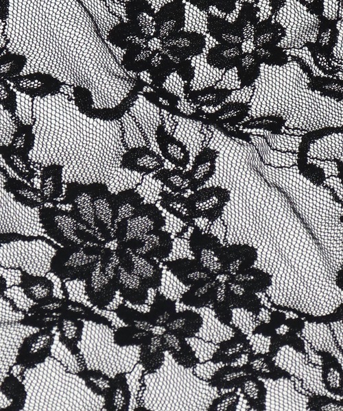 ANAP GｉRL（アナップガール）の「レース 切り替え ゲームシャツ【キッズお揃い】（Tシャツ/カットソー・キッズ・ネイビー/ライトピンク/グレー・M/S/XS）」の9枚目の写真