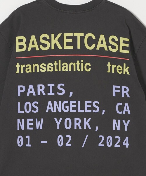 [Basketcase]AUGUST, tee/BLACK.      要在庫確認 BASKETCASE】AUGUST, t-shirt | OUR BRAND,BASKETCASE