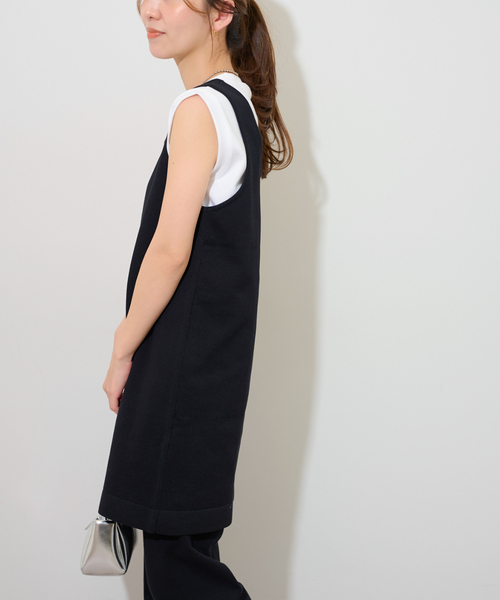 JOURNAL STANDARD relume（ジャーナルスタンダード　レリューム）の「ニットミニドレス（ワンピース・レディース・ブラック/チャコールグレー・FREE）」の9枚目の写真