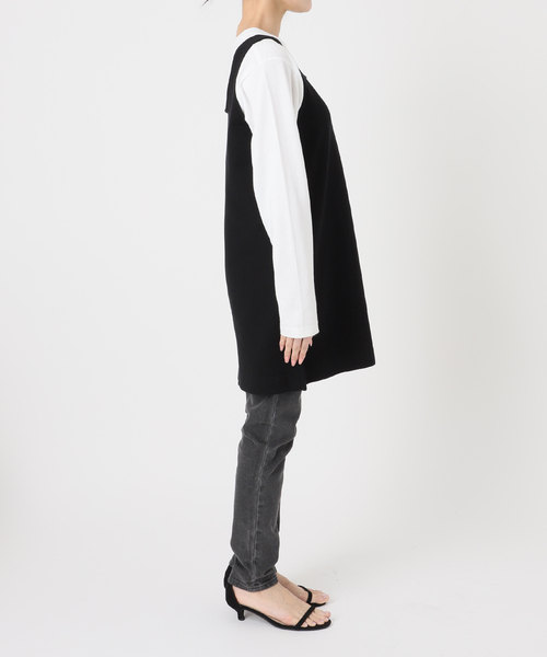 JOURNAL STANDARD relume（ジャーナルスタンダード　レリューム）の「ニットミニドレス（ワンピース・レディース・ブラック/チャコールグレー・FREE）」の21枚目の写真