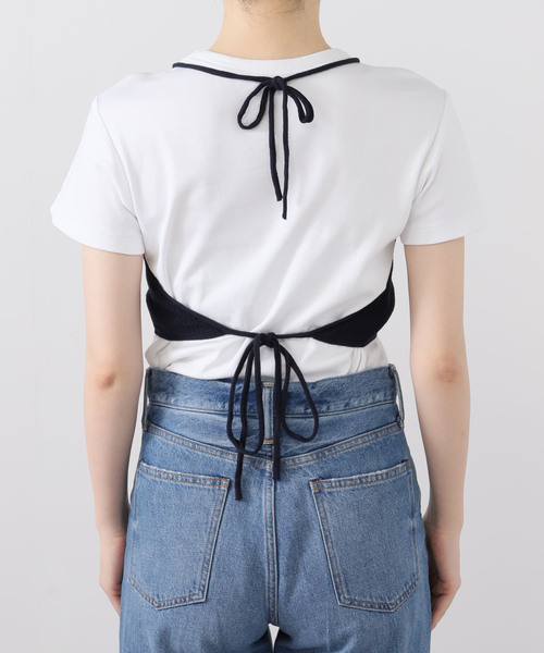 JOURNAL STANDARD（ジャーナルスタンダード）の「【CAROUSELAMBRA/ケラウズランブラ】 WRAP CAMI GOLD JHON（その他トップス・レディース・ネイビー・FREE）」の3枚目の写真