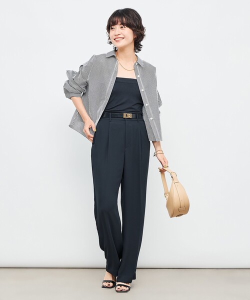 NOLLEY’S（ノーリーズ）の「エアリーショートシャツ（シャツ/ブラウス・レディース・ブラウン/ミント/ホワイト系その他4・38）」の20枚目の写真