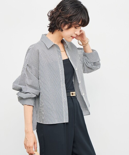 NOLLEY’S（ノーリーズ）の「エアリーショートシャツ（シャツ/ブラウス・レディース・ブラウン/ミント/ホワイト系その他4・38）」の21枚目の写真