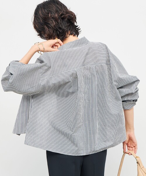 NOLLEY’S（ノーリーズ）の「エアリーショートシャツ（シャツ/ブラウス・レディース・ブラウン/ミント/ホワイト系その他4・38）」の22枚目の写真