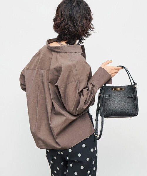 NOLLEY’S（ノーリーズ）の「エアリーショートシャツ（シャツ/ブラウス・レディース・ブラウン/ミント/ホワイト系その他4・38）」の6枚目の写真