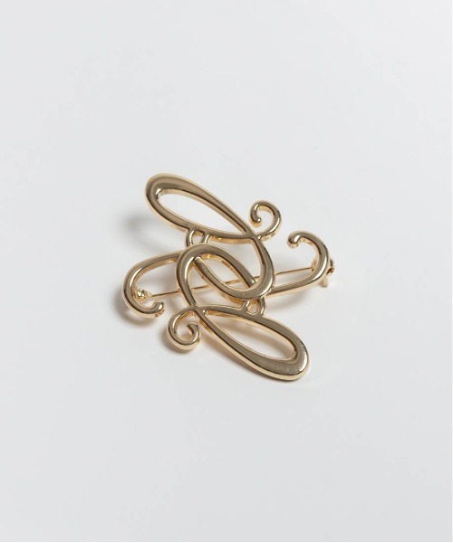 RANDA（ランダ）の「モノグラムブローチ付ニットトップス（ニット/セーター・レディース・ホワイト/ブルー/イエロー/ダークグレー・FREE）」の10枚目の写真