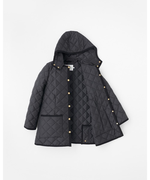 Traditional Weatherwear(トラディショナルウェザーウェア)の「ARKLEY MIDDLE HOOD(ダウンジャケット/コート・レディース・ブラック/ネイビー・32/38/36/34)」の10枚目の写真