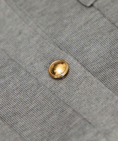 SALON adam et rope'（サロン アダム エ ロペ）の「スウェットライクメタルボタンカーディガン 2 / 新色追加（カーディガン/ボレロ・レディース・グレー/ブラウン系その他2/ブラック/レッド・FREE）」の13枚目の写真