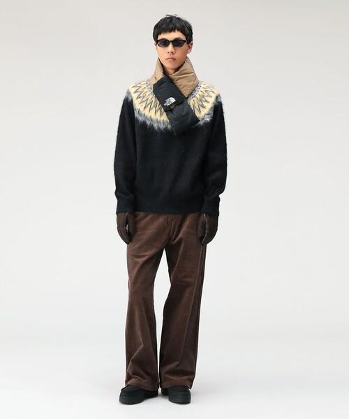 BEAMS（ビームス）の「リラックスフィット 5ゲージ ノルディック シャギー ニット（ニット/セーター・メンズ・ブラック/ネイビー・S/XL/L/M）」の16枚目の写真