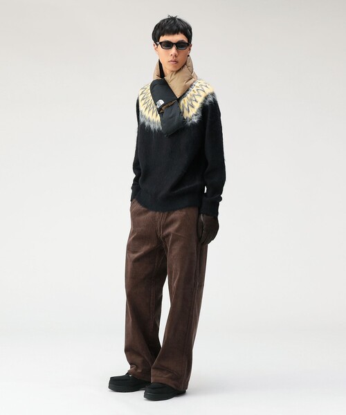 BEAMS（ビームス）の「リラックスフィット 5ゲージ ノルディック シャギー ニット（ニット/セーター・メンズ・ブラック/ネイビー・S/XL/L/M）」の17枚目の写真