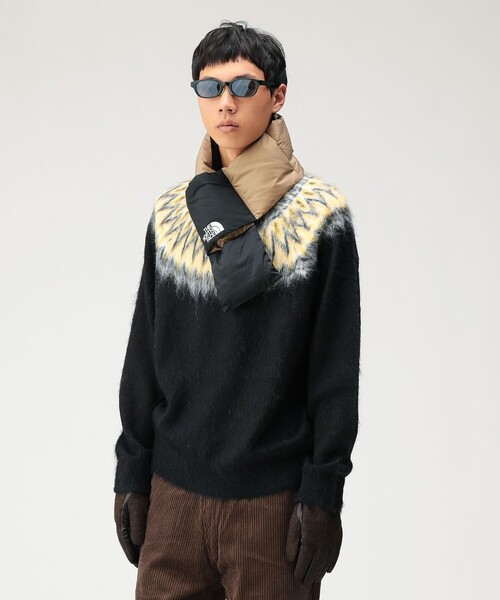 BEAMS（ビームス）の「リラックスフィット 5ゲージ ノルディック シャギー ニット（ニット/セーター・メンズ・ブラック/ネイビー・S/XL/L/M）」の2枚目の写真