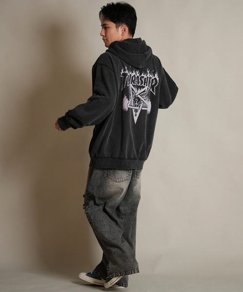 THRASHER/スラッシャー ジップアップ パーカー スウェット フーディー