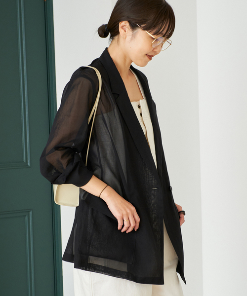Plage Sheer ジャケット セール】《追加》SHEER ジャケット（テーラードジャケット