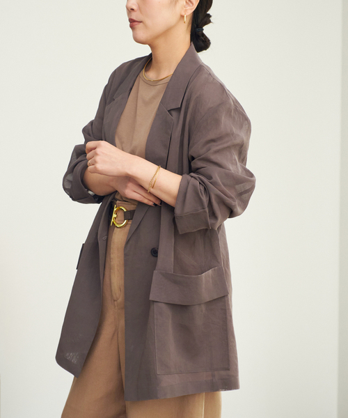 plage sheerジャケット　ブラック　38 plage｜SHEER ジャケット | Rakuten Fashion(楽天ファッション