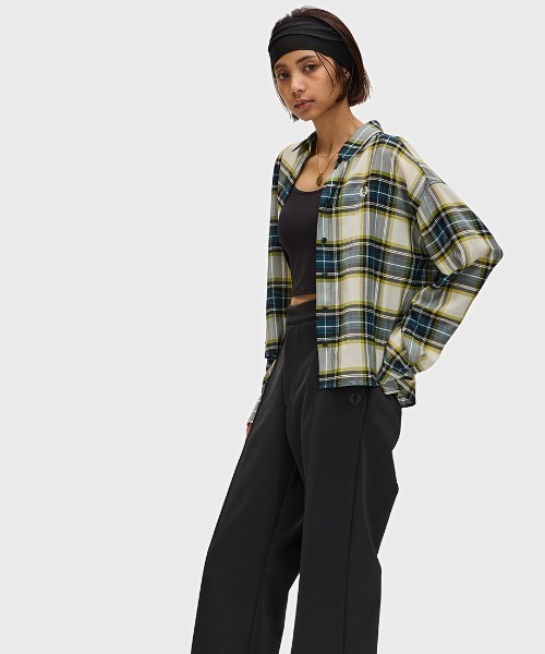 Tartan Panel Shirt （カジュアルチェックシャツ） Tartan Shirt／タータンチェックシャツ（シャツ/ブラウス