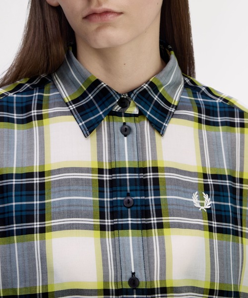 Tartan Panel Shirt （カジュアルチェックシャツ） Tartan Shirt／タータンチェックシャツ（シャツ/ブラウス