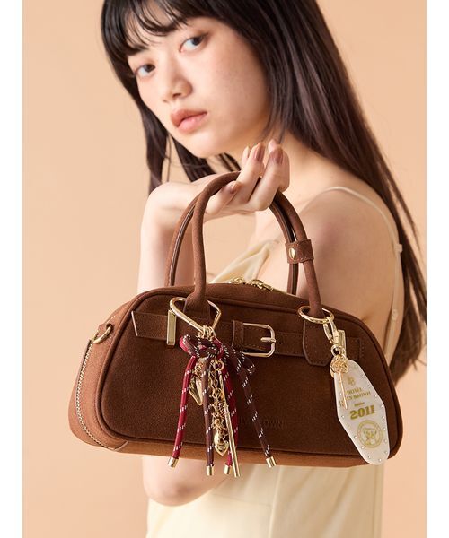 【未使用に近い】バリー ボストンバッグ 2way パンチング レザー ブラウン 未使用に近い】バリー ボストンバッグ 2way パンチング レザー