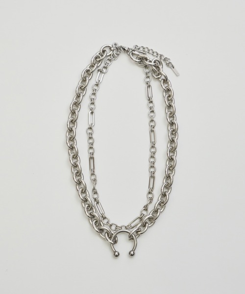 ボディピアス2連ネックレス（ネックレス）｜DTYYPE（ドタイプ）の