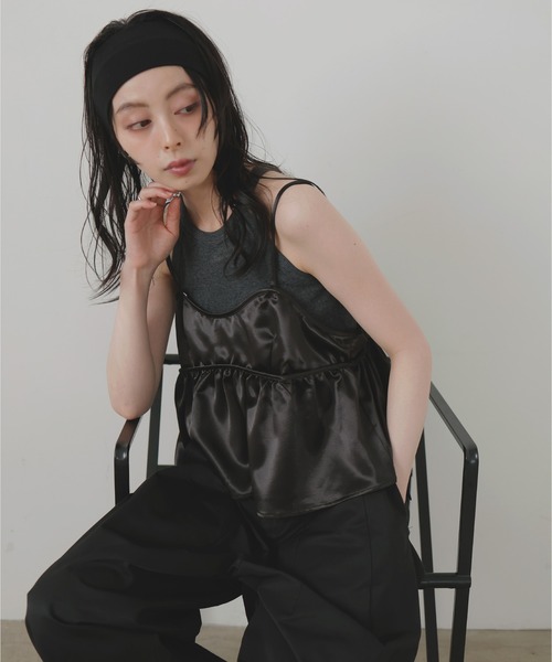 セール】サテンキャミビスチェ（キャミソール）｜LIAN（リアン）の
