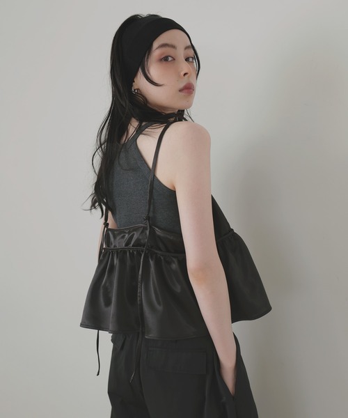 セール】サテンキャミビスチェ（キャミソール）｜LIAN（リアン）の