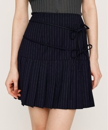 SLY（スライ）の「DOUBLE RIBBON PLEATS SK ダブル リボン プリーツ スカート（スカート）」