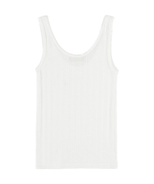 アンドマリーAlicia ribbon knit topリブタンクトップ アンドマリーAlicia ribbon knit topリブタンクトップ - メルカリ