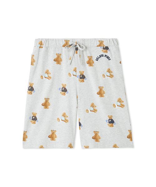 Gelato Pique クマ刺繍 ルームウェア下ズボン ジェラートピケ gelato pique クマ刺繍ルームウェアセット ホリデー