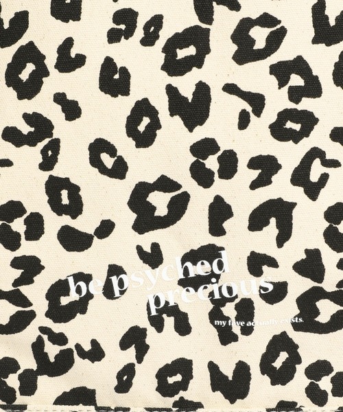 GLOBAL WORK（グローバルワーク）の「推しごとマルチBIGZIPトート/572602（トートバッグ・レディース・オフホワイト/レオパード/ブラック・FREE）」の18枚目の写真