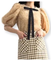 ブラウス シャツ 「Adonisis/アドニシス」シャギー×チュールパフリボンTOP レディース 楽天市場】[26400円→15840円] Adonisis アドニシス ビーバー