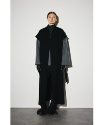 【定価4.4万】RIM.ARK リムアーク ノーカラー ロング ガウン コート RIM.ARK（リムアーク）の「Tailcoat design dress（ワンピース