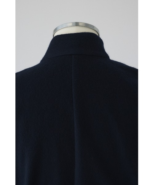 RIM.ARK（リムアーク）の「Dolman wool long vest ドルマンウールロングベスト（ノーカラーコート・レディース・ブラック/ネイビー/グレー・FREE）」の21枚目の写真