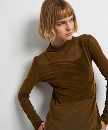 LANVIN en Bleu | フロッキーチュールカットソー(Tシャツ/カットソー)