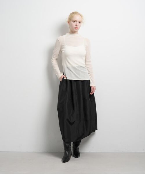 LANVIN en Bleu（ランバンオンブルー）の「フロッキーチュールカットソー（Tシャツ/カットソー・レディース・キャメル/オフホワイト・38）」の10枚目の写真