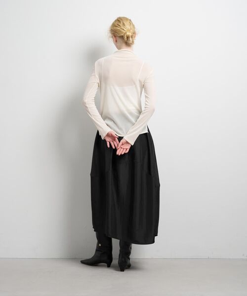 LANVIN en Bleu（ランバンオンブルー）の「フロッキーチュールカットソー（Tシャツ/カットソー・レディース・キャメル/オフホワイト・38）」の12枚目の写真