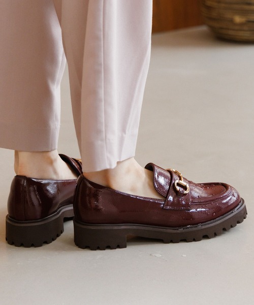 HIMIKO（ヒミコ）の「【卑弥呼】【耐水】トラックソールレインローファー（レインシューズ・レディース・ブラック/グレー/ブラウン・21.5cm/22.0cm/22.5cm/23.0cm/23.5cm/24.0cm/24.5cm/25.0cm/25.5cm/26.0cm/26.5cm）」の15枚目の写真