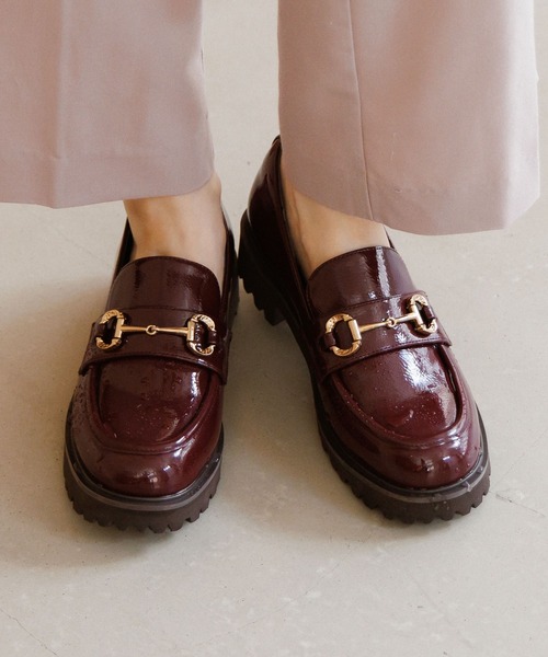 HIMIKO（ヒミコ）の「【卑弥呼】【耐水】トラックソールレインローファー（レインシューズ・レディース・ブラック/グレー/ブラウン・21.5cm/22.0cm/22.5cm/23.0cm/23.5cm/24.0cm/24.5cm/25.0cm/25.5cm/26.0cm/26.5cm）」の16枚目の写真