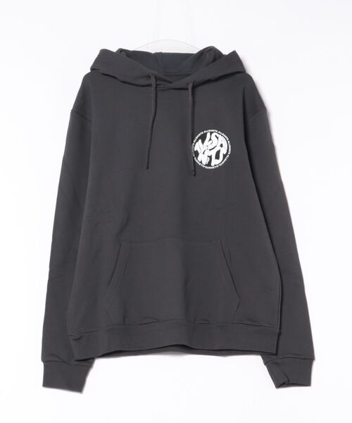 ALLSAINTS(オールセインツ)の「DISTORTION GRAPHIC HOODIE | DISTORTION グラフィック フーディー(パーカー・メンズ・ブラック・L/XS/S/M)」の7枚目の写真