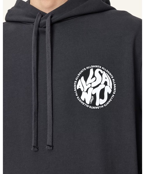 ALLSAINTS(オールセインツ)の「DISTORTION GRAPHIC HOODIE | DISTORTION グラフィック フーディー(パーカー・メンズ・ブラック・L/XS/S/M)」の5枚目の写真