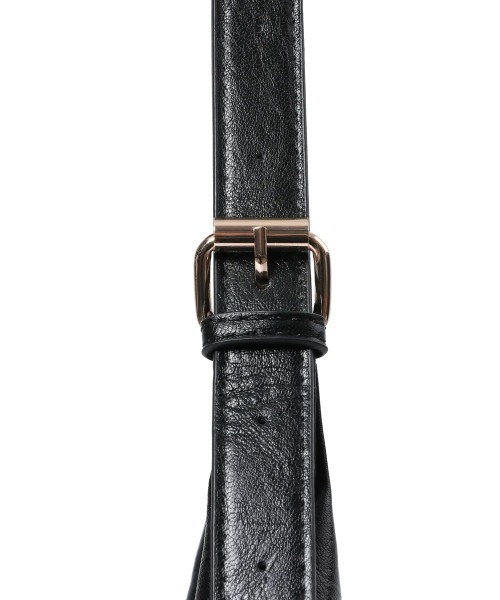 MUCENT（ムセント）の「◇MUCENT◇ブランド直輸入正規品/クレセント レザー ショルダーバッグ CRESCENT LEATHER SHOULDER BAG（ショルダーバッグ・レディース・ブラック・FREE）」の21枚目の写真