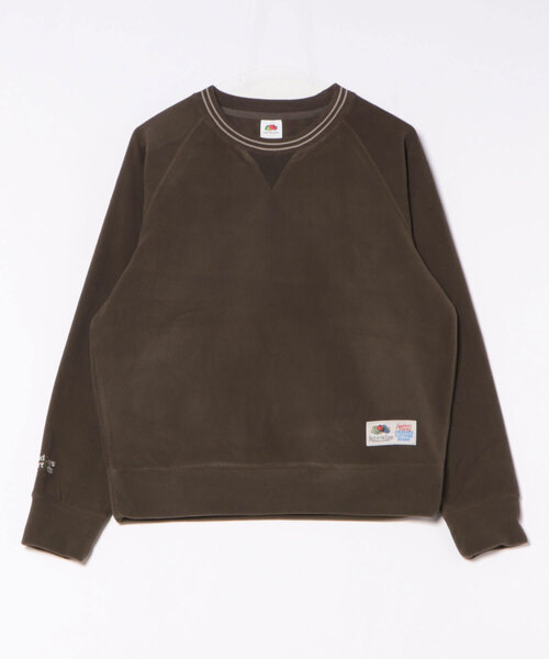 FRUIT OF THE LOOM（フルーツオブザルーム）の「COZY SOFT FLEECE PULLOVER / フリーススウェット（スウェット・メンズ・ブラウン/アイボリー/ブラック・M/L/XL/S）」の12枚目の写真