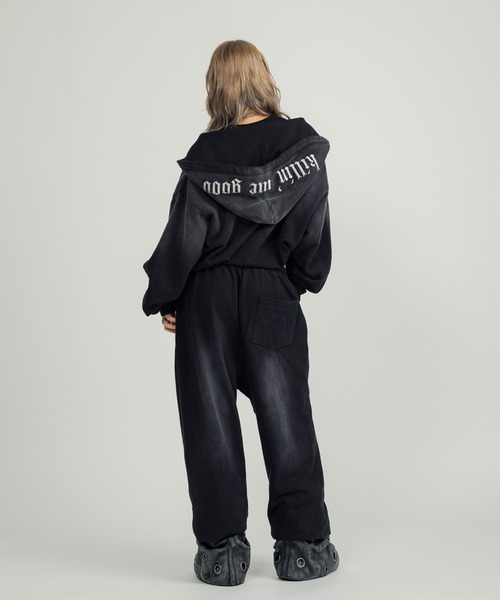 INTER FACTORY（インターファクトリー）の「Killin' me good - ロゴジップフーディー made in INTER FACTORY【ユニセックス】（パーカー・レディース・ブラック/グレー・FREE）」の15枚目の写真