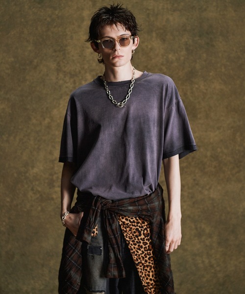 glamb(グラム)の「Vintage Fade T-Shirt / ヴィンテージフェードTシャツ(Tシャツ/カットソー・メンズ・ホワイト/ブラック・S/M/L)」の13枚目の写真
