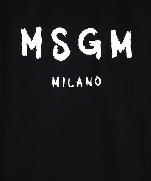 MSGM(エムエスジーエム)の「【Basic Color】MSGM ブラッシュロゴ ロングスリーブTシャツ(Tシャツ/カットソー・レディース・ブラック/ホワイト・M/L/XS/S)」の7枚目の写真