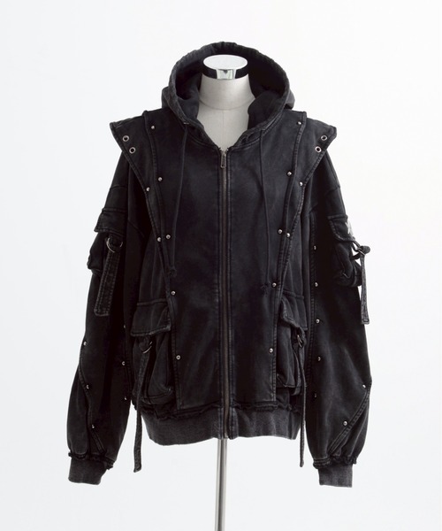 REFLEM/レフレム』ヘビーレイヤードZIPパーカー/ジップアップ