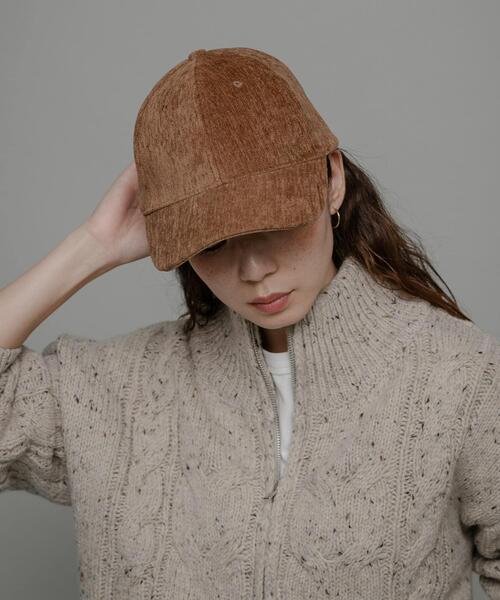 URBAN RESEARCH Sonny Label（アーバンリサーチサニーレーベル）の「ベロアタッチバックロゴCAP（キャップ・レディース・キャメル/ネイビー/ライトベージュ・ONE）」の12枚目の写真