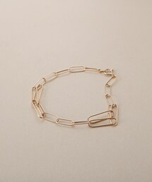 K10中空プレイドケーブルチェーン ブレスレット（ブレスレット