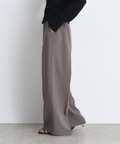 テープロゴエンブロゆるスラックスパンツ（スラックス）｜Eimee Law