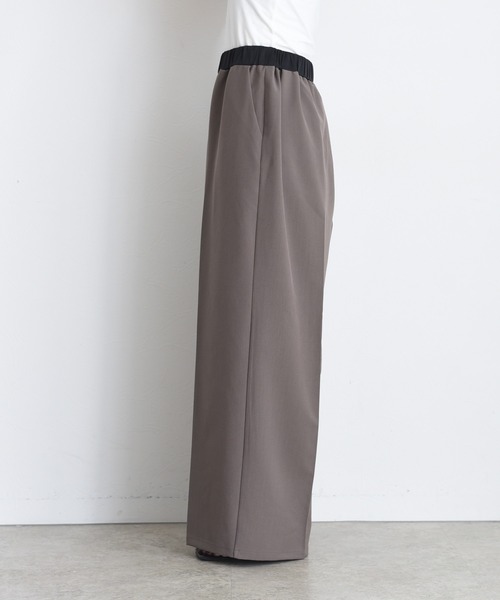 テープロゴエンブロゆるスラックスパンツ（スラックス）｜Eimee Law